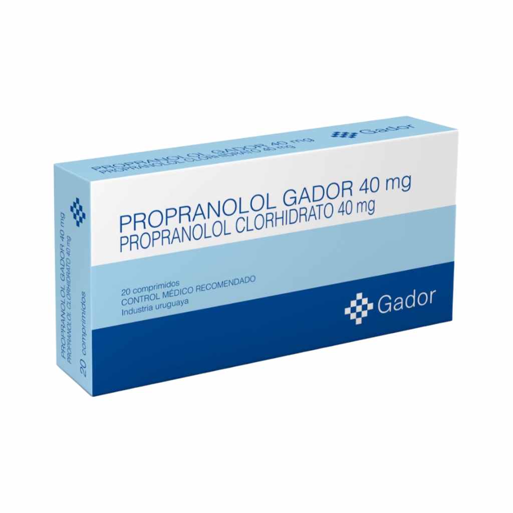 Propranolol Gador 40 Mg x 20 Comp