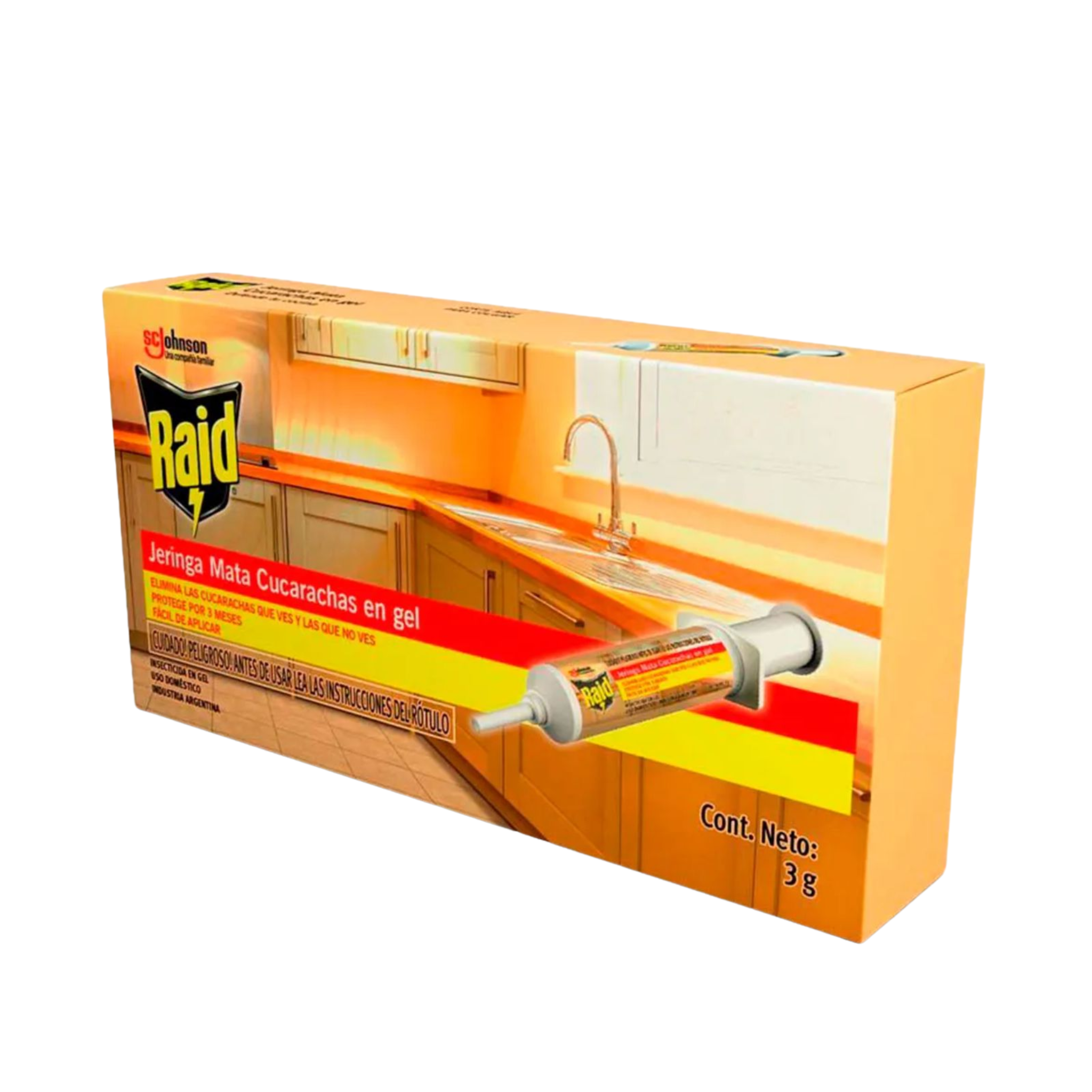 Raid Jeringa Mata Cucarachas 3 Gr