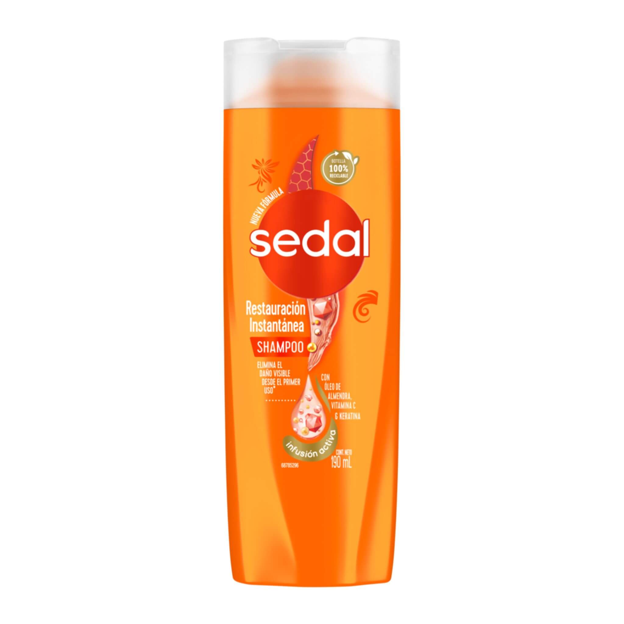 Sedal Shampoo Restauración Instantánea 190 Ml