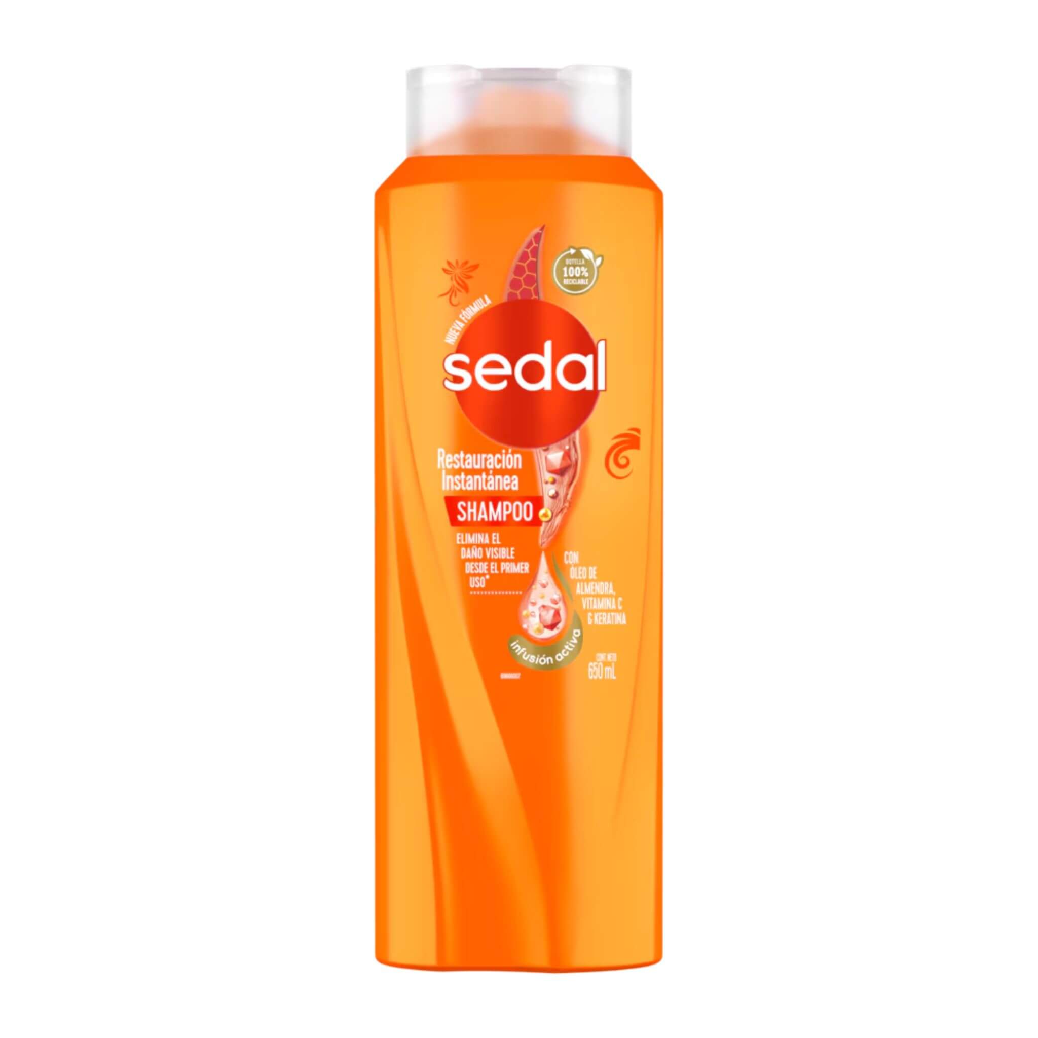 Sedal Shampoo Restauración Instantánea 650 Ml