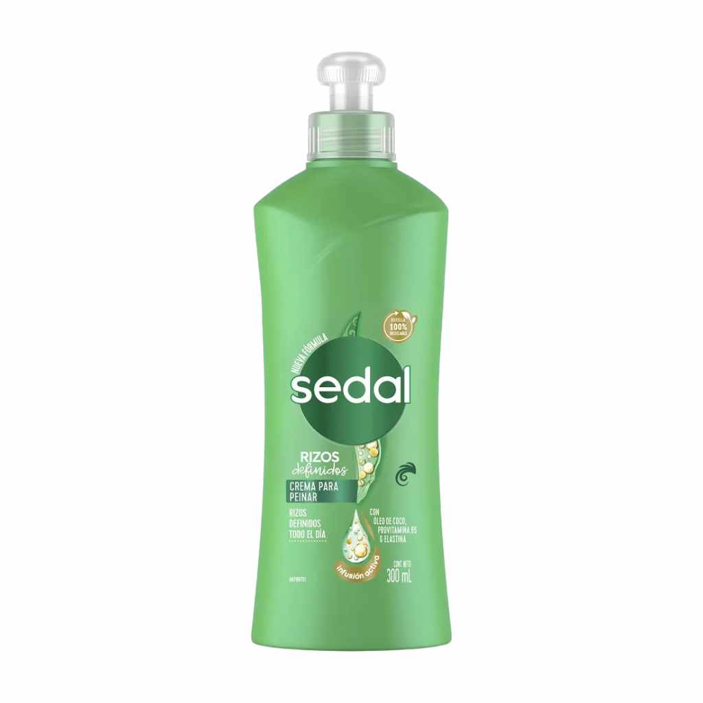 Sedal Crema Para Peinar Rizos Definidos 300 Ml