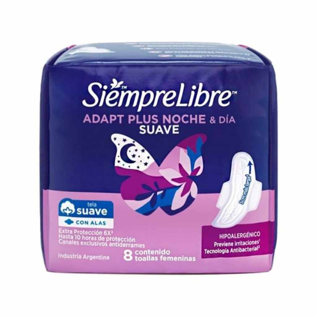 Siempre Libre Adapt Plus Noche & Día x 8 Unidades