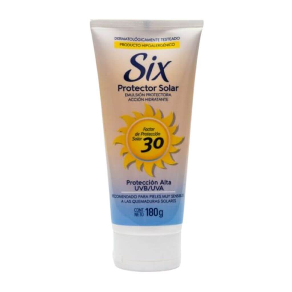 Six Protector Solar 30 FPS 180 Gr