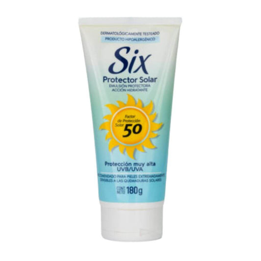 Six Protector Solar 50 FPS 180 Gr