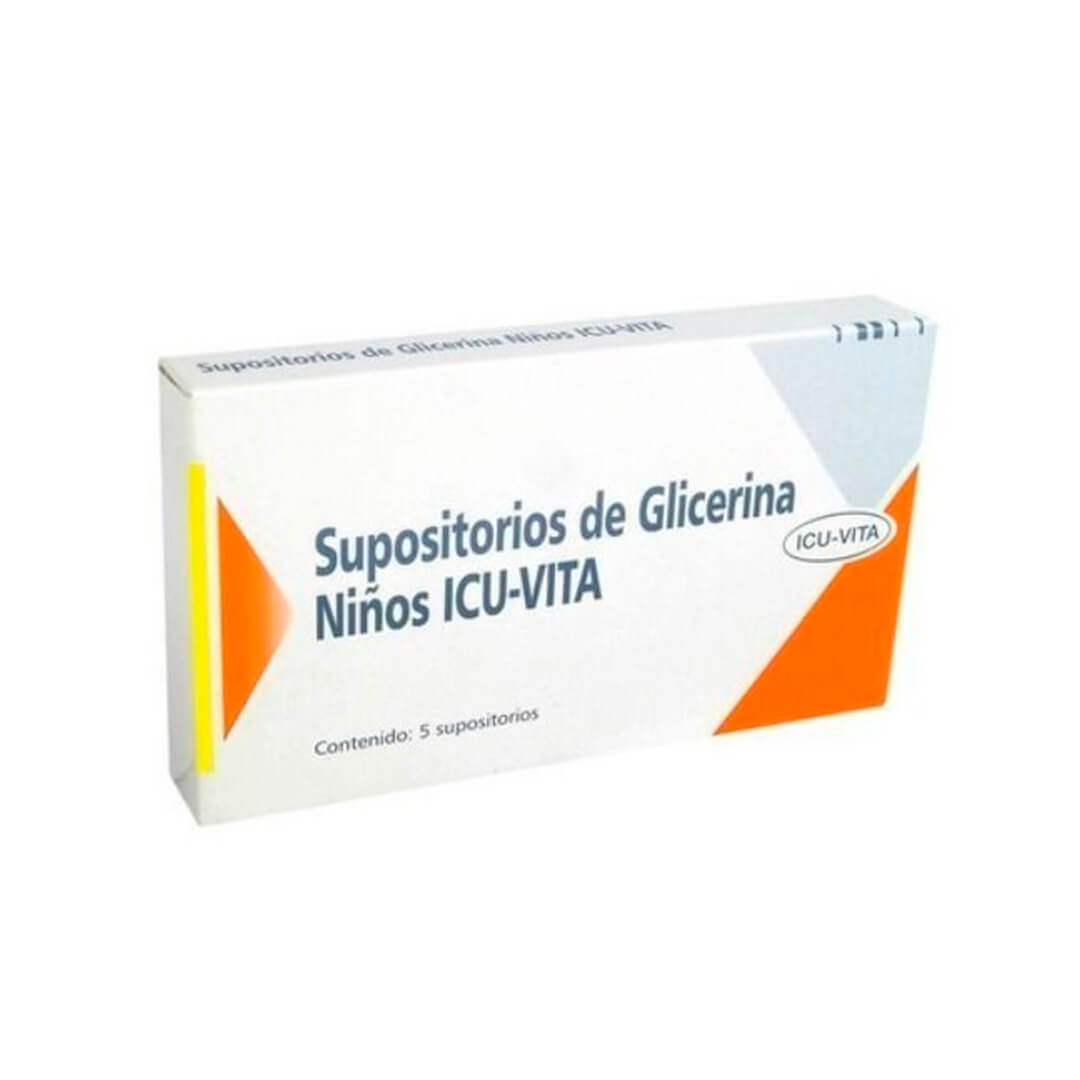 Supositorio De Glicerina ICU-VITA Niños x 5 Uni.