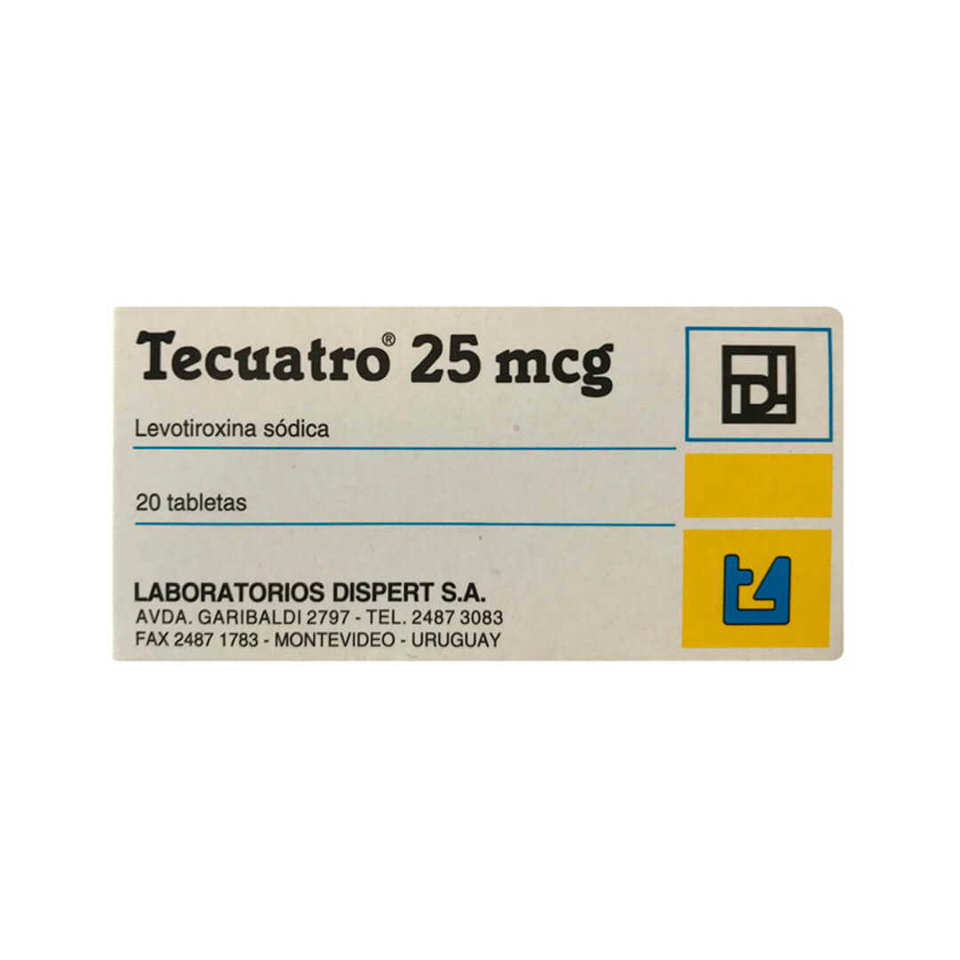 Tecuatro 25 Mcg x 20 Comp.