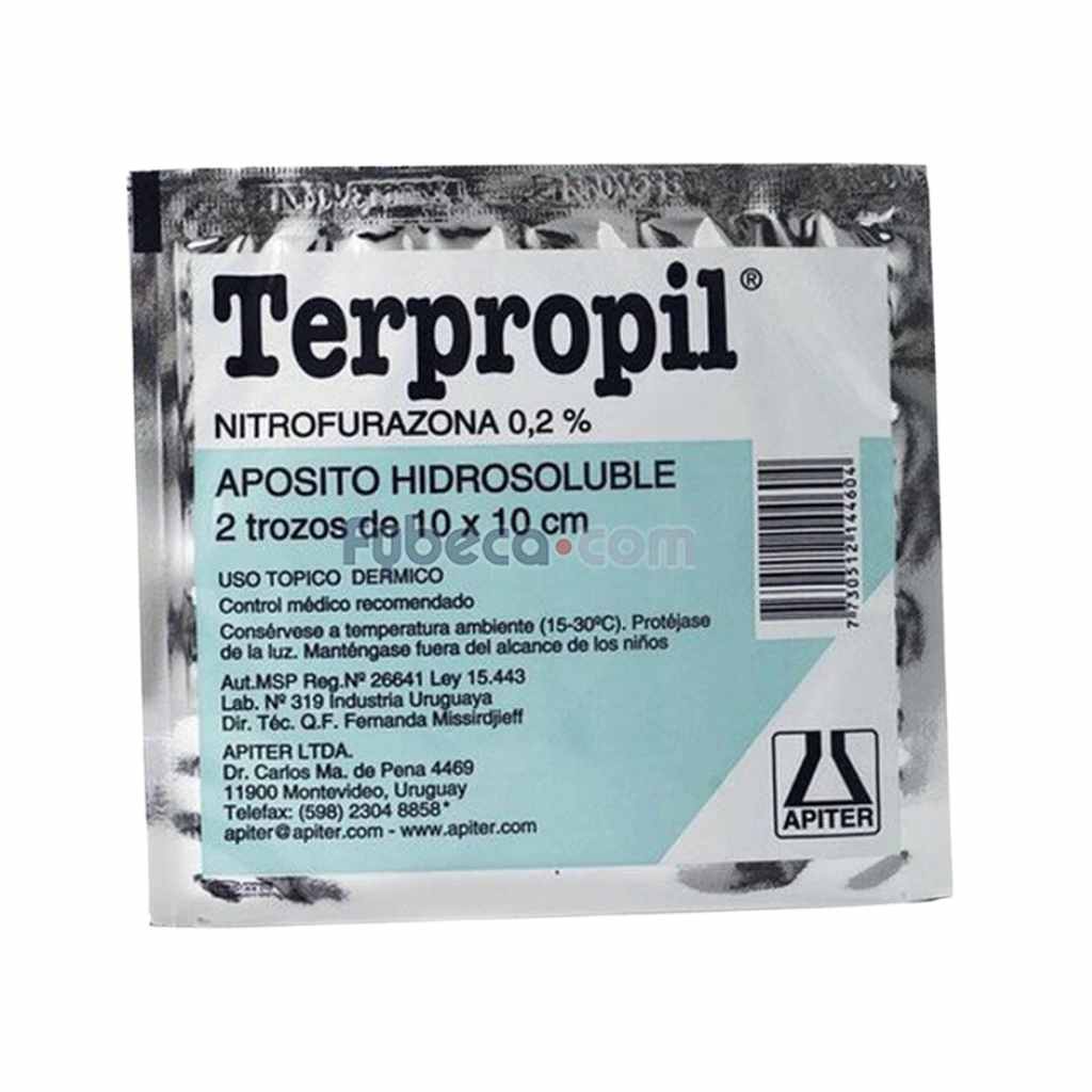 Tertropil 2 Apósitos De 10 x 10 Cm