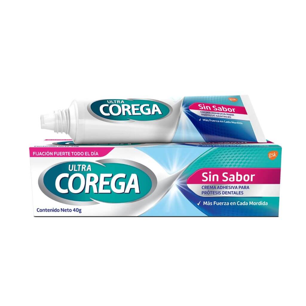 Ultra Corega Adhesivo Dental Crema Sin Sabor 40 Gr