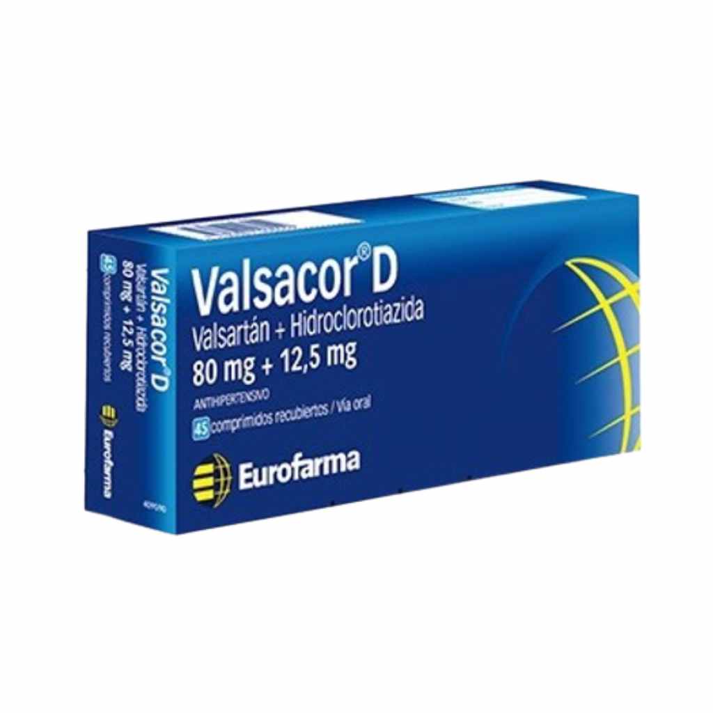 Valsacor D 80 Mg + 12.5 Mg x 45 Comp