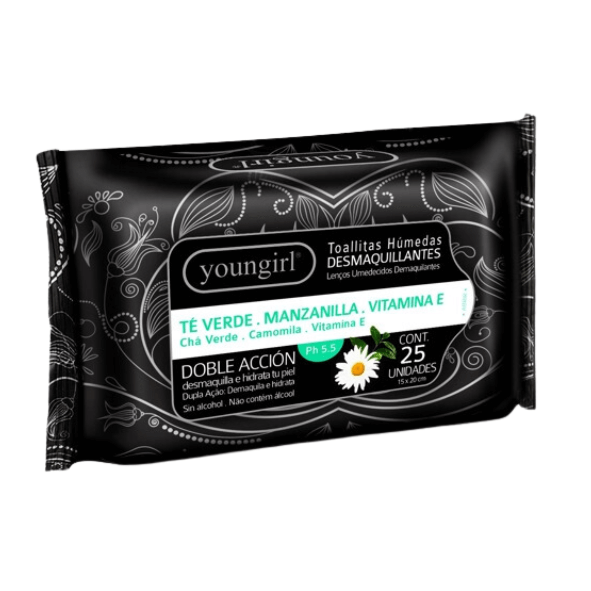 Youngirl Toallitas Desmaquillantes x 25