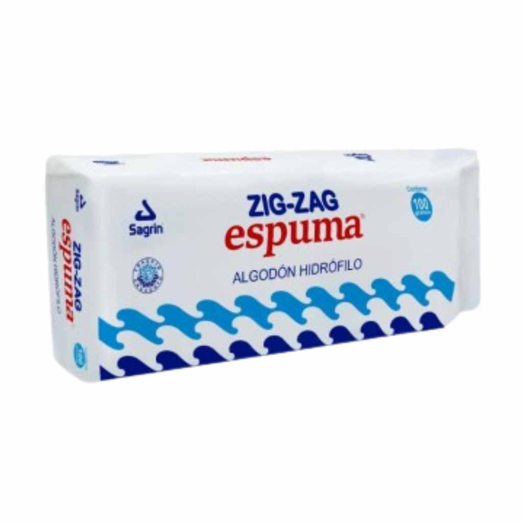 Zig Zag Espuma Algodón 100 Gr