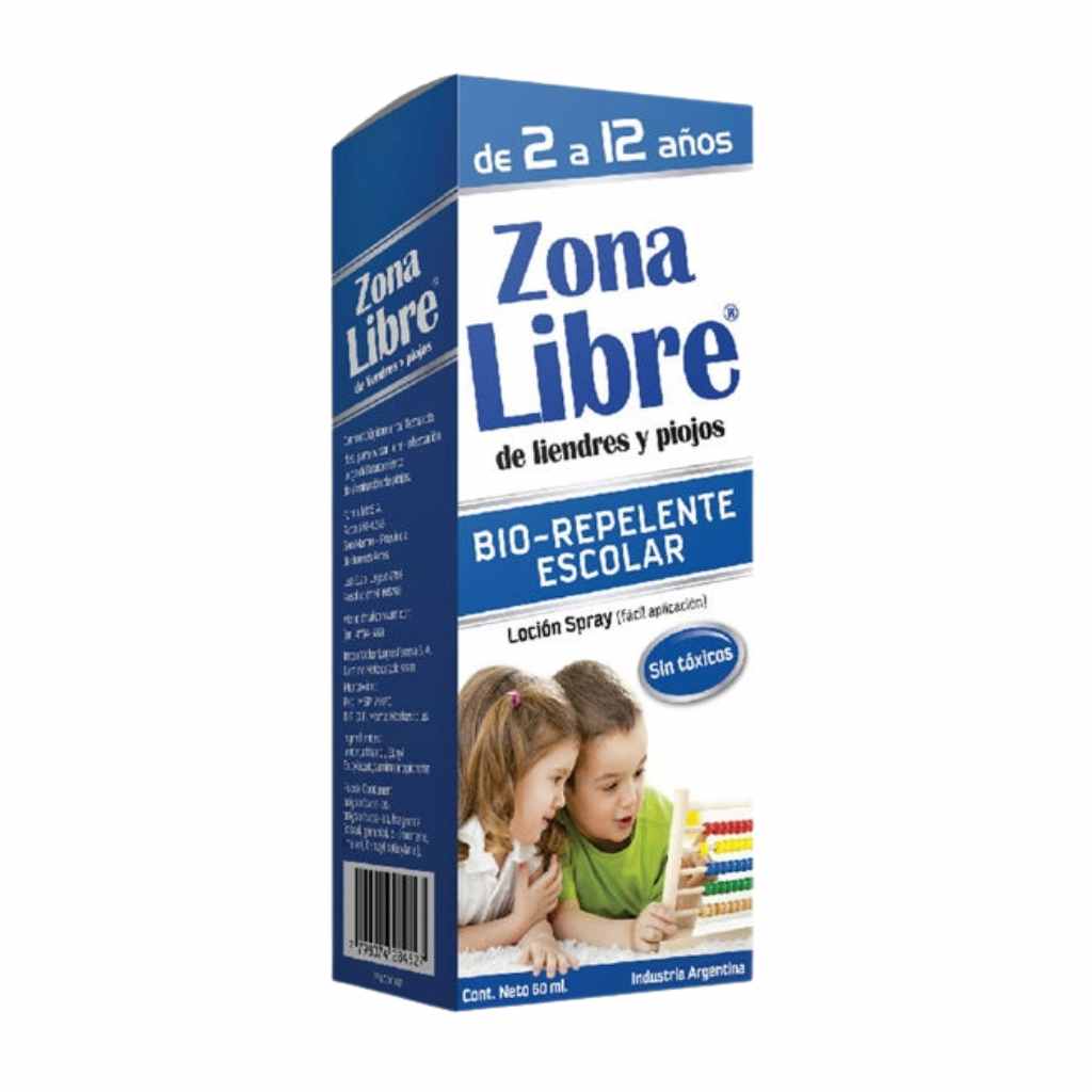 Zona Libre Bio-Repelente Escolar Loción Spray